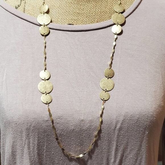 STELLA & Dot‎ disc circle necklace - Picture 1 of 4